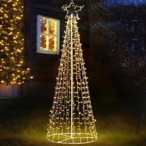 Albero natale luminoso - natale, 224cm