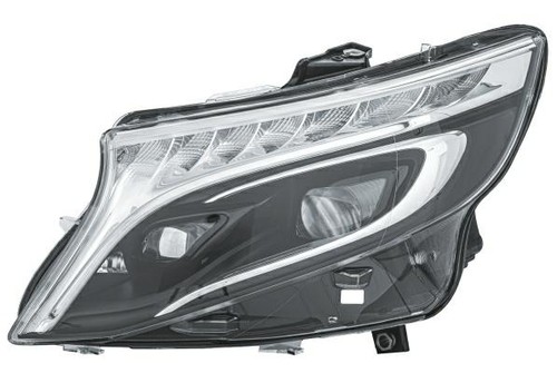 Faro sinistro led - interno, nero