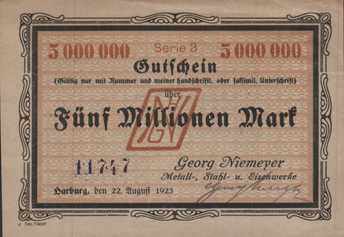 Harburg georg niemeyer - -,