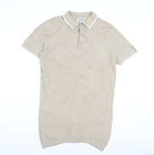 Polo uomo UK taglia S verde