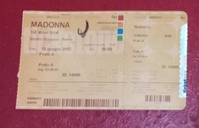 BIGLIETTO CONCERTO MADONNA