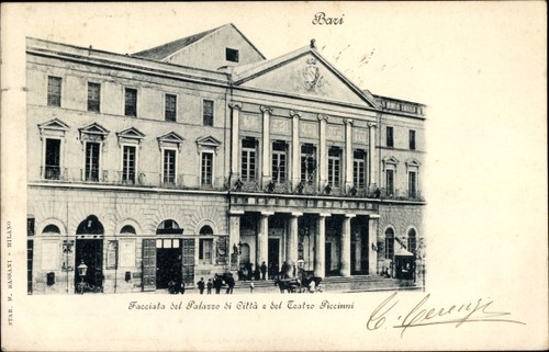 Cartolina bari puglia - cartolina,