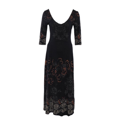 Abito midi donna desigual nero - desigual,