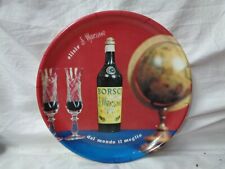 ELISIR S.MARZANO BORSCI VASSOIO PUBBLICITARIO MODERNARIATO VINTAGE 