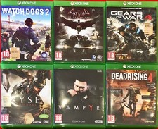 Xbox One Bundle 6 Giochi Watch Dogs 2 Ryse Batman Vampyr Dead Rising 4 Gears 4
