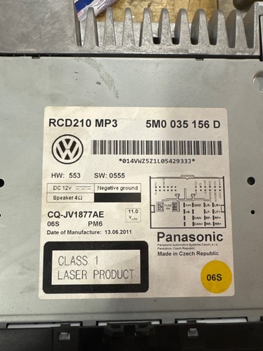 Autoradio stereo polo - stereo, vw