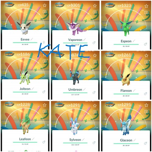 Shiny eevee tutte le - e,