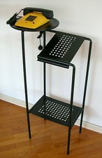 50% BONTEMPI Mobile Colonna Porta Telefono 1980 SCAFFALE TAVOLINO VINTAGE DESIGN