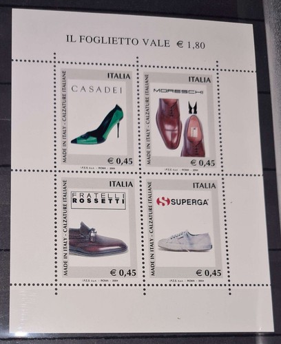 2004 italia foglietto made - foglietto,