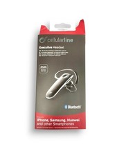 Auricolare Bluetooth "Cellular Line" in Materiale Effetto Pelle