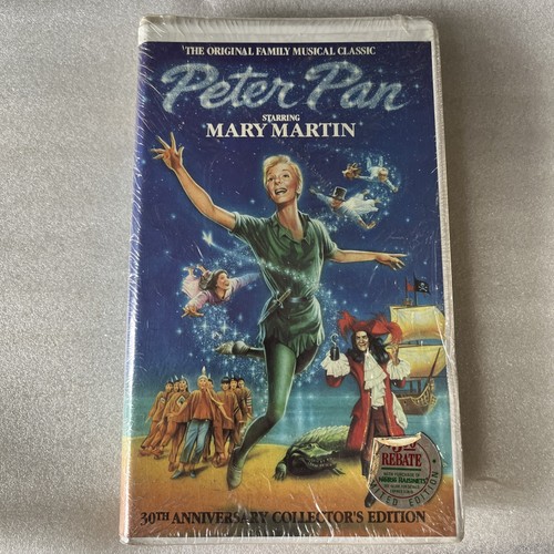 Peter pan vhs 30th - peter, (vhs,