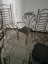 sedie in ferro battuto