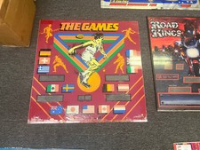 THE GAMES Pinball BACKGLASS di