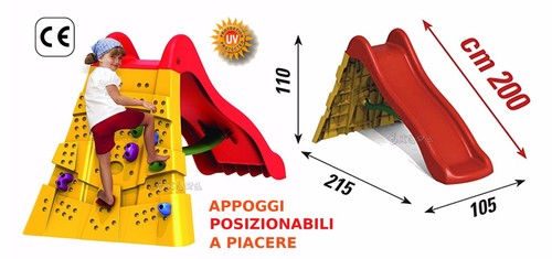 Scivolo grande bambini - grande, +