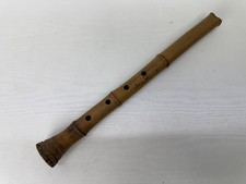 Y9651 SHAKUHACHI Flauto bambù stile Kinko pezzo unico Giappone antico tradizionale