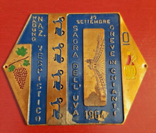 VESPA PIAGGIO PLACCA 1964 GREVE IN CHIANTI RADUNO SAGRA DELL'UVA