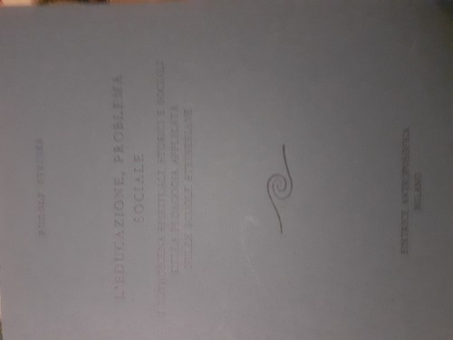 Libro educazione problema - l'educazione,,