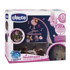 Chicco Next2Dreams - Giostrina con carillon 3 in 1 Rosa