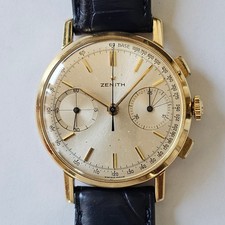 ZENITH-CRONO-ORO 18 KT(0,750)-CAL.146 D-RUOTA A COLONNE-SCATOLA-GARANZIA-FIBBIA