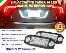 PLACCHETTE LUCI TARGA 18 LED