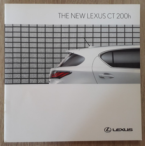 Brochure lexus 200h 2010 - ct,