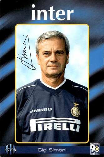 Cartolina calciatori inter - calciatori,