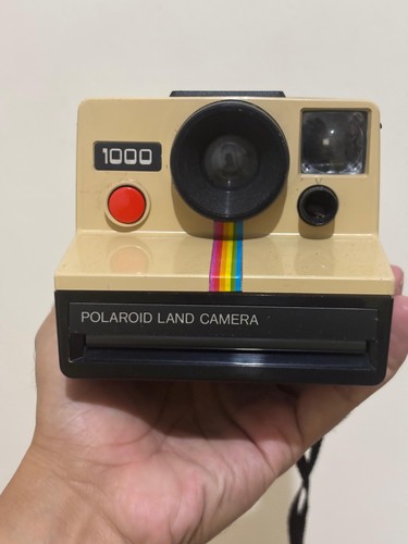 Vintage polaroid land camera - polaroid,