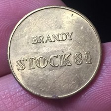 GETTONE PUBBLICITARIO BRANDY STOCK 84