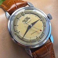 Orologio vintage ENICAR ULTRASONIC Seapearl uomo carica manuale anni 50