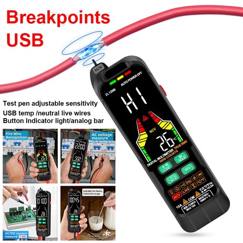 Multimetro carica usb - carica,