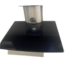 MENSOLA TV VETRO NERO ALLUMINIO