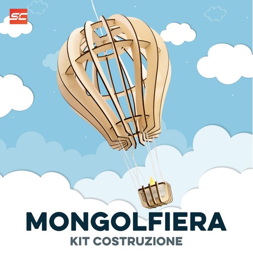 Mongolfiera con luce - , da