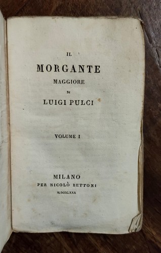 Libro morgante maggiore - il,
