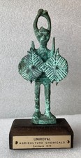 Scultura bronzo guerriero