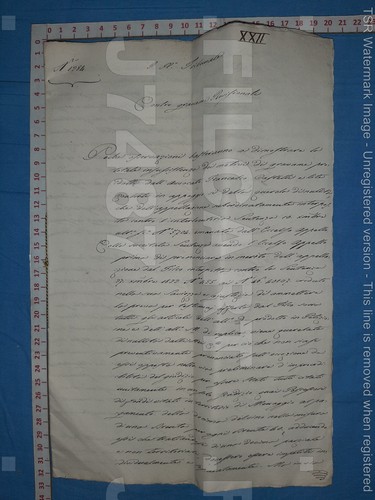 J7487 documento storico antico - j7487,