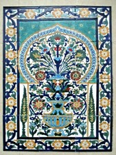 Piastrella ceramica arte