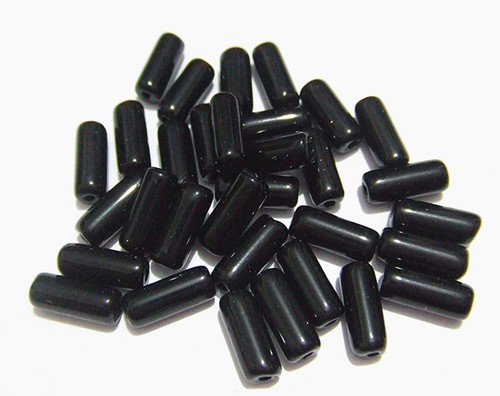 40pz perline tubo in vetro - ,