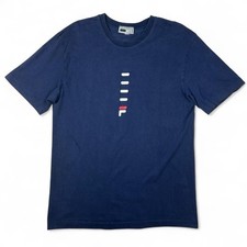 T-shirt Fila blu navy manica