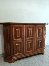 Mobile credenza in noce stile classico 3 ante L.140 P.38 H.93 
