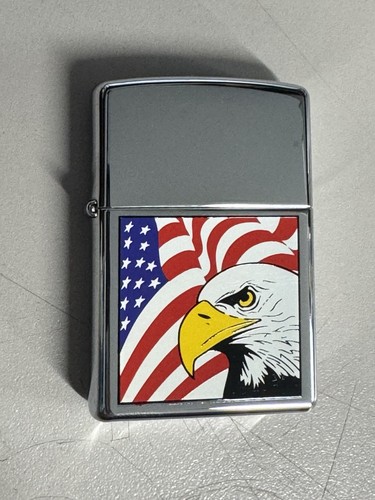 Zippo 2002 aquila bandiera - zippo, su