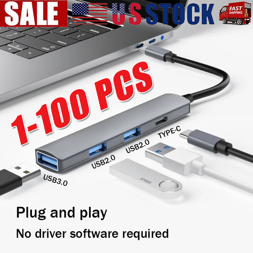 Hub usb porte tipo - 4, a