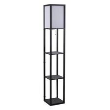 LAMPADA DA TERRA CON LIBRERIA