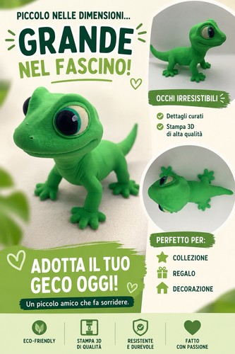 Figura mini action figure geco