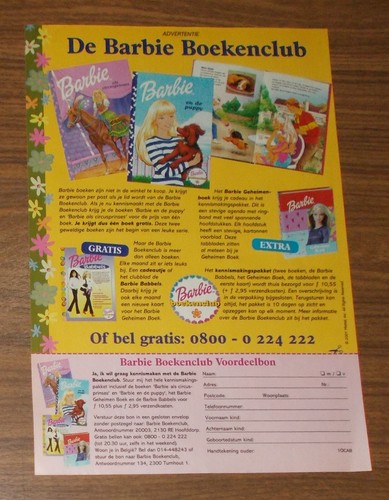 Rara pubblicità barbie - rara,