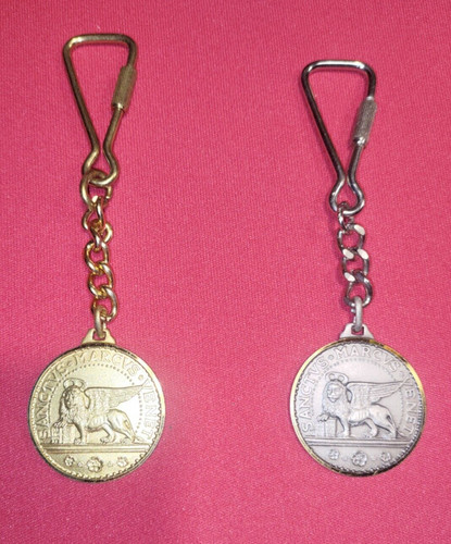 Portachiavi medaglia leone - o,