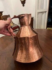 Brocca/Caraffa in rame d’epoca – elegante pezzo da esposizione o uso rustico