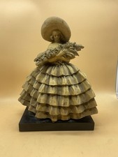 Dama Statua G. Cacciapuoti, anni 1930 Art deco Made In Italy