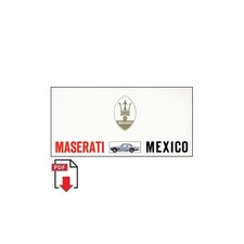 Brochure Maserati Mexico 1969
