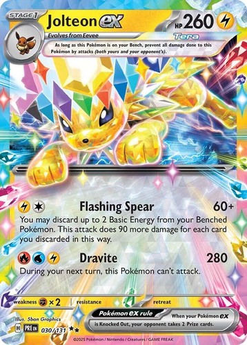 Reverse holofoil jolteon - holofoil,