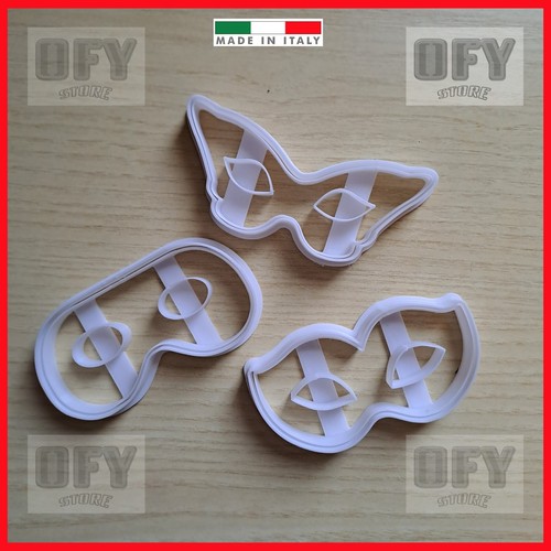 Set maschere carnevale cookies - carnevale,